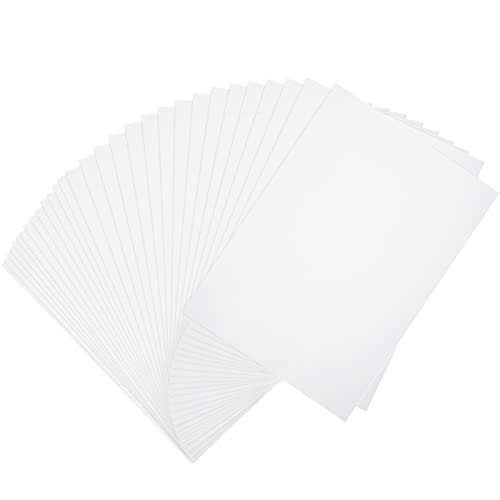 Outus 30 Pack Carbon Papers for Tracing Graphite Carbon Copy Tracing Paper for Canvas Wood(8.5 x 11 Inch White)