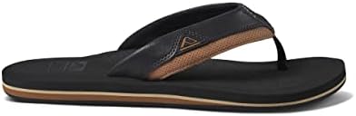 Reef Men's Sandals, Cushion Dawn, Black/Tan, 13 | Image 2