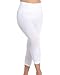 SlimMe Women's Seamless High Waist Slimming Compression Legging Shaper  White  Large
