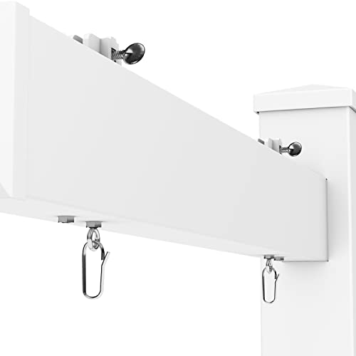 4Ever Products Vinyl Pvc Real Estate Sign Post - White - 5' Tall Post (Single) #TOP4