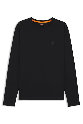 T-shirt manches longues Boss Tacks en maille premium et finitions soignées