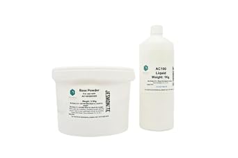 Jesmonite AC100 Eco-Resin Kit - Safe, Non-Toxic, Fire-Resistant Resin for Homeware, Sculptures & Decorative Casting   Lightweight, Impact-Resistant, Easy to Use 3.5 Kg