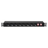 Showtec 19 1U Main Power Strip 16 - Multipresa