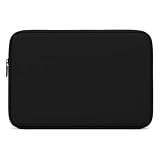 Pasta Organizadora de Documentos em Neoprene 15,6” A4 com Zíper – Impermeável, Leve e Resistente – 40x29x2 cm – Cores: Preto, Azul, Rosa, Vermelho e Roxo (Preto)