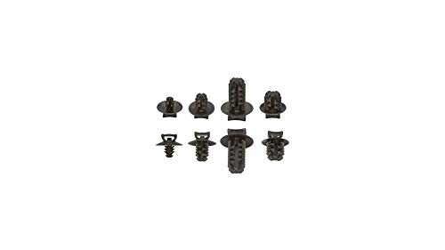 Panduit PUM-071-M30 Fir Tree Push Mount, Nylon 6.6, 0.03 - 0.28-Inch Panel Thickness Range, Black (1,000-Pack)