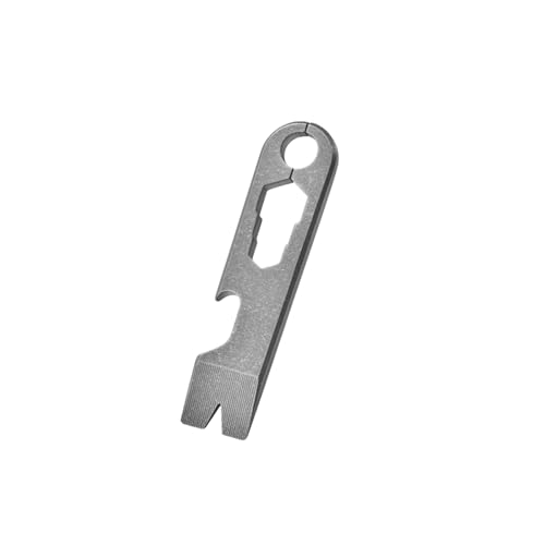 Mini pied-de-biche multifonction en titane délavé pour EDC durable