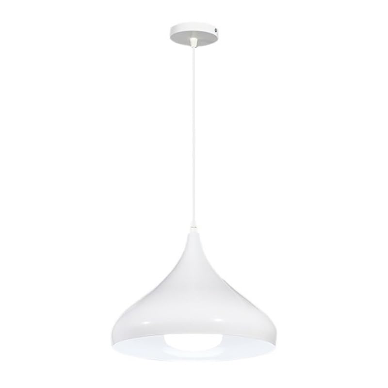 Suspension de style nordique chic en aluminium brossé et lustre moderne E27