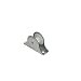 3 QTY: "Smooth-Wheel" Metal Pulley / Cord Guide : for Roman & Other Shades and MORE!