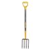 True Temper 2812200 4-Tine Spading Digging Fork with Hardwood D-Grip Handle, 30 Inch, Brown