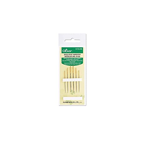 Clover Gold Eye Chenille Needles - Size 22 6/Pkg