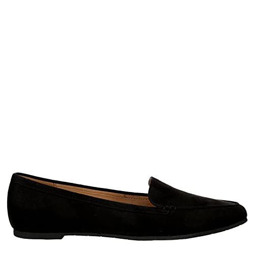 Image of XAPPEAL Ivie - Women's Classic Faux Suede Comfortable Pointed Toe Slip-on Loafer Flats