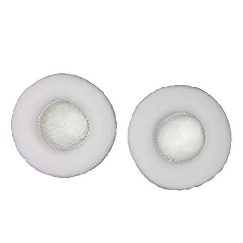 Gadpiparty Cuscinetti auricolari di ricambio per cuffie comodi cuscini bianchi 80 mm 1 paio