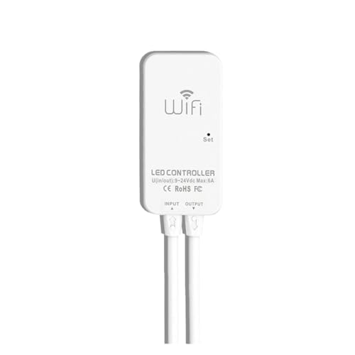 Télécommande vocale LED RGBCCT et contrôleur premium DC 9-24V