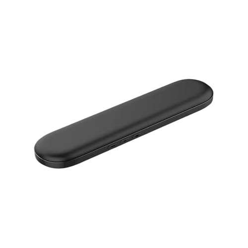 QUXVUIS Altavoz estéreo inalámbrico con Barra de Sonido, Innovador Bluetooth, 3 Chips, ABS, Altavoz de conducción ósea, Bluetooth Debajo la Almohada, Negro, Sincronización la Tarjeta B