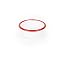 White w/ Red Rim