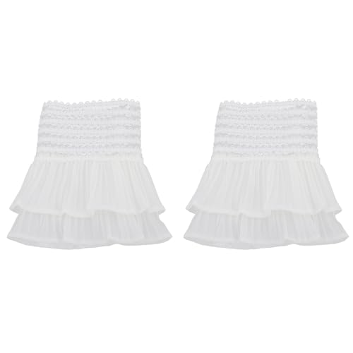 PACKOVE Lace Decorative Cuffs for Women - Elegant Detachable Wrist Cuffs for Cosplay & Fancy Dress Perfect for Victorian & Pirate Costumes