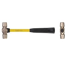 Ampco Safety Tools H-452FG Double Face Machinists Hammer, Non-Sparking, Non-Magnetic, Corrosion Resistant, 1.5 lb, 11" Length