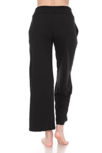 Leggings Depot Women's Fashion Pajama Pants with Pockets Comfy Drawstring Sleep Lounge Bottoms3