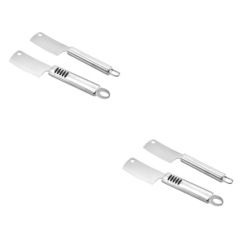 COLLBATH 2sets Stainless Steel Cheese Slicer Grilled Cheese Cutter Knife Set 2pcs*2