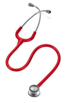 Image of 3M Littmann Classic II Pediatric Stethoscope, Red Tube, 28 inch, 2113R