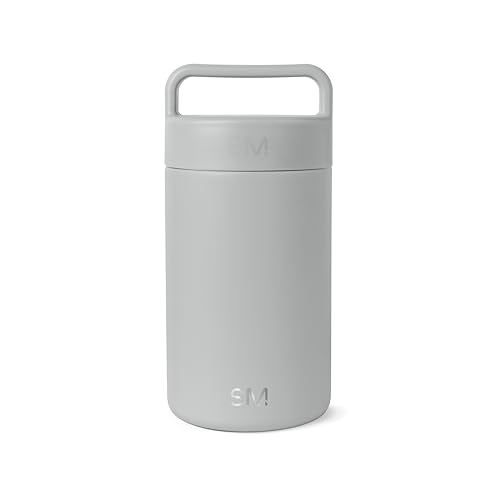 Image of Simple Modern Food Jar for Hot Food | Reusable Stainless Steel Vacuum Insulated Leak Proof Lunch Storage for Smoothie Bowl, Soup, Oatmeal | Provision Collection | 16oz | Ice Gray