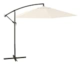 Utilizzo: Ombrellone rotondo a braccio Ø 300 cm, palo a sezione tonda Ø 48 - 42 mm. Base di appoggio a crocera