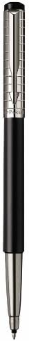 Parker Vector Negro SS cincelado Rollerball Pen - S0908810 por Parker