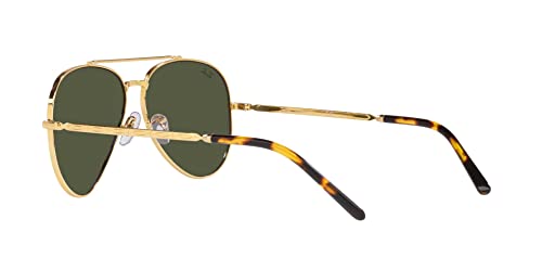 Image of Ray-Ban Unisex Rb3625 New Aviator Aviator Sunglasses