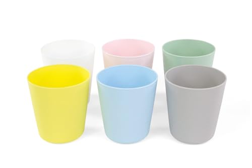 IKEA Kalas Baby/Kleinkind Kunststoff Trinkbecher, verschiedene Pastellfarben, 6 Stück, BPA-frei