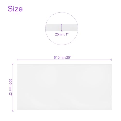 Image of DMiotech 12 x 24 x 1 Inch Plastic UHMW Sheets, Ultra High Molecular Weight Polyethylene, Opaque White Polyethylene Board for Automotive, Chemical, Manufacturing, DIY Home Kitchen