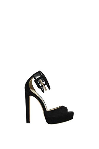 JIMMY CHOO Sandalen mayner Damen - Wildleder (MAYNER130SDXBLACKCLEAR) 35 EU