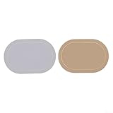 Imperméable et résistant aux taches : avec une texture antidérapante des deux côtés, ces sets de table résistent aux liquides et aux taches. Facile à nettoyer avec un chiffon humide ou rincer sous le robinet pour un séchage rapide.
