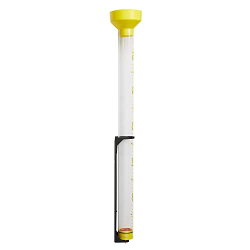Taylor 5 Inch Capacity Jumbo Rain Gauge, Yellow #TOP6