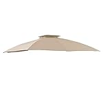 Garden Winds Replacement Canopy Top Cover for Broyhill Sunjoy Eagle Brooke Ashford Asheville Gazebo - 350 - Beige - Will FIT These Models ONLY: A101007600, A101007603, A101007604 - Image 2