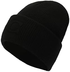 Coach Womens Embossed C Knit Beanie