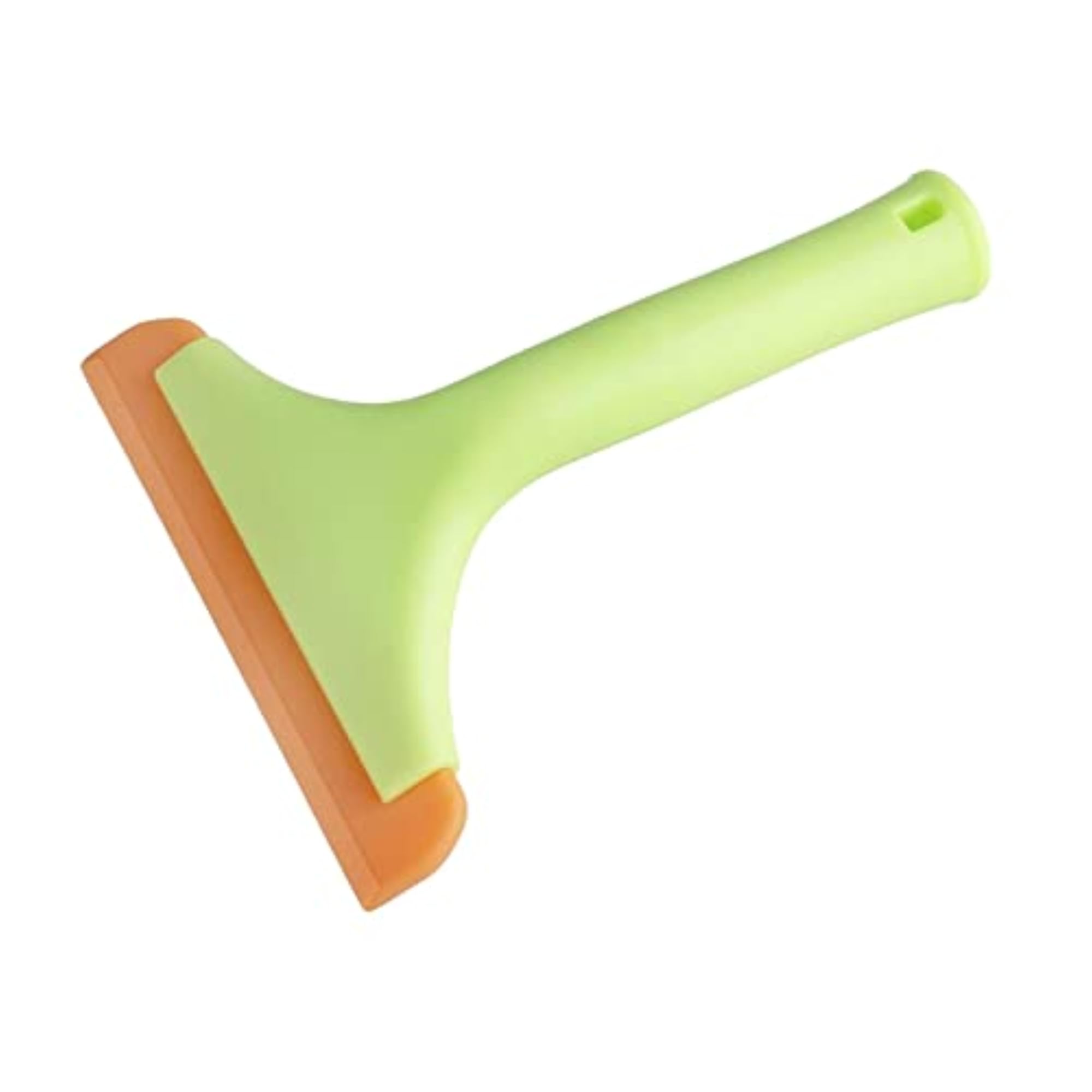 Small Flexible Silicone Squeegee for Shower & Bathroom, Orange