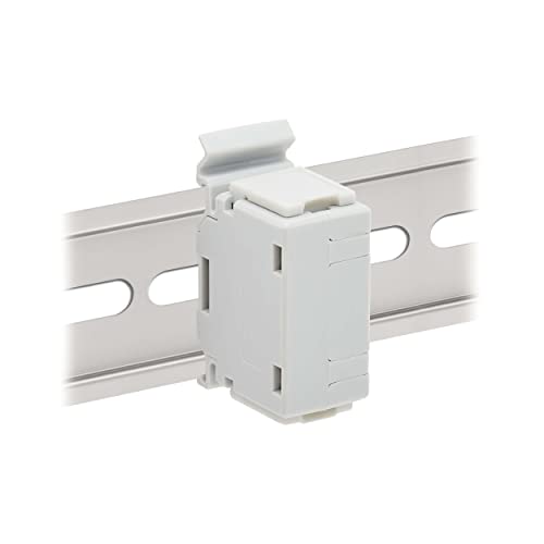 Acoplador RJ45 Cat6a montable DIN-Rail macho a macho miniatura 2