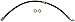 Dorman H620482 Rear Driver Side Brake Hydraulic Hose Compatible with Select Subaru Models