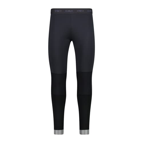 Legging de sport CMP homme noir collant de course respirant pour entraînement fitness
