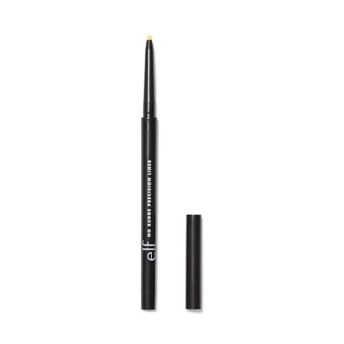 e.l.f. No Budge Precision Eyeliner, Langanhaltender, cremiger Eyeliner mit ultrafeiner Spitze für präzises Auftragen, Vegan & Tierversuchsfrei, Canary