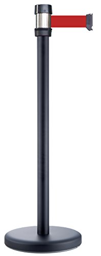 758159509 Rs2Bkre Poste Negro Cinta Roja 2 Mt. - Metalworks En Oferta Metalworks Rs2Bkre - Poste Negro Cinta Roja, 2 Mt.