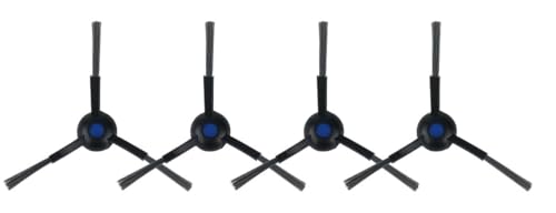 Image of 4-Pack Side Brush Compatible with Ecovacs Deebot N30 N30 Plus N30 Pro Omni, Replacement Side Brushes, Durable Nylon Bristles Edge Cleaning Brushes for Robotic Vacuum Cleaner Accessories (ED N30 SB4)