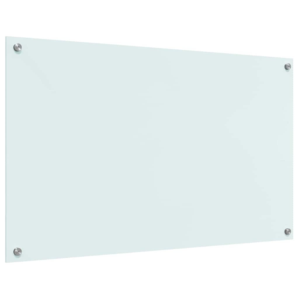 Solivagant Küchenrückwand Milch 100 x 60 cm Gehärtetes Glas, Küche Esszimmer,Küchenhelfer -utensilien, 13.15 kg-42018019