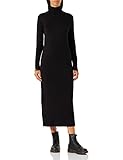 strickkleid maxi schwarz Schlanke Passform JACK & JONES Damen Jxcat Soft Roll Neck Dress Knit Sn Kleid, Schwarz, S EU