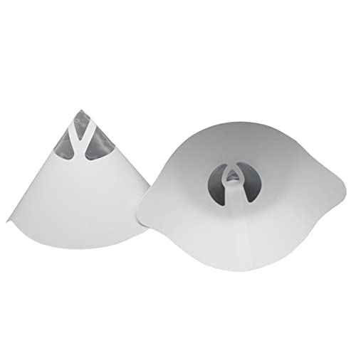 100 Blatt Farbfiltersiebe Papierkegel mit Silikonfilter Trichterfilter für Auto-Sprühfarbe Kunstmalerei Speiseöl