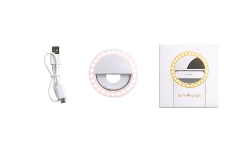 Lumière Selfie LED Rechargeable – Éclairage Portable pour TikTok, Instagram & Vidéos – Clip Téléphone – Glow Parfait Jour & Nuit