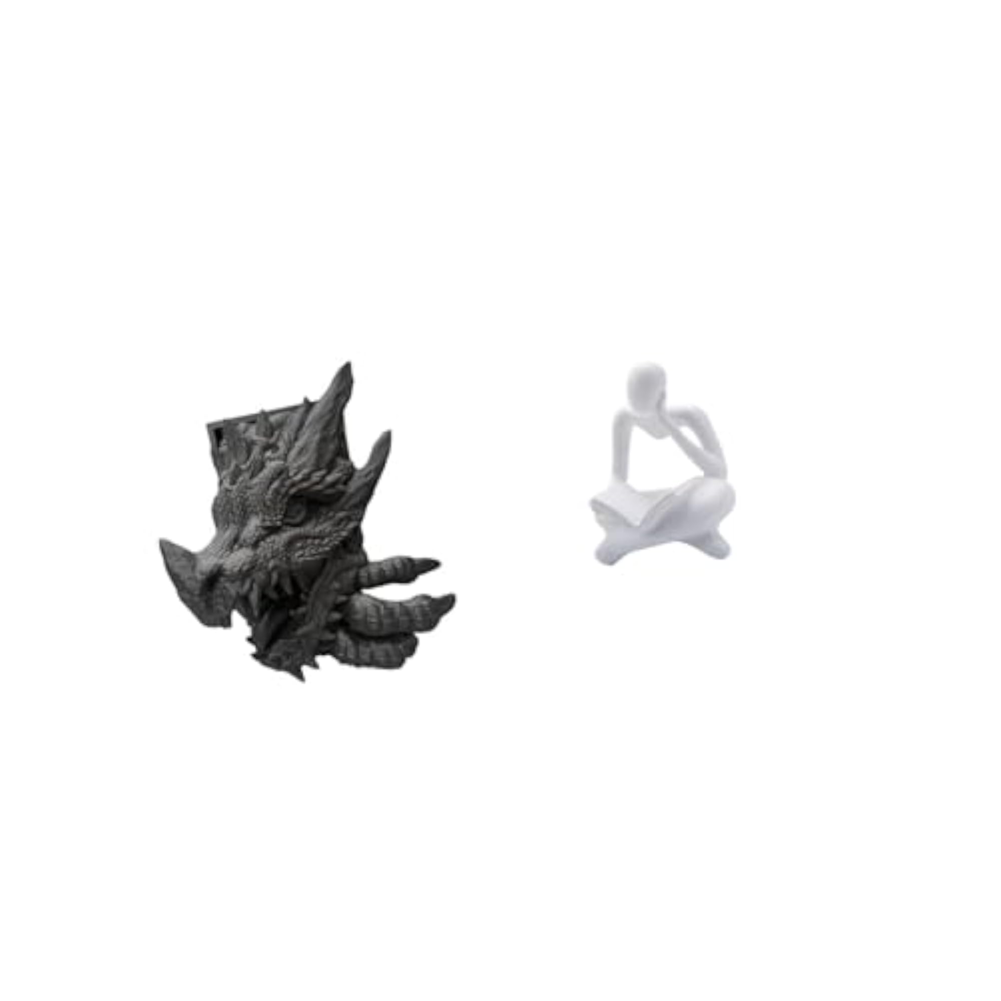 Abstract Thinker Decorative Bookend for Home Decor