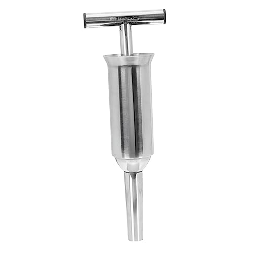 PRETYZOOM Manual Sausage Stuffer Stainless Steel Meat Grinder Non-rusting Sausage Making Tool Easy to Clean