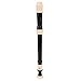 8 Hole Soprano Recorder Detachable Design, Exquisite Craftsmanship, Comfortable Playability for Beginners, ABS Material Green (Black)