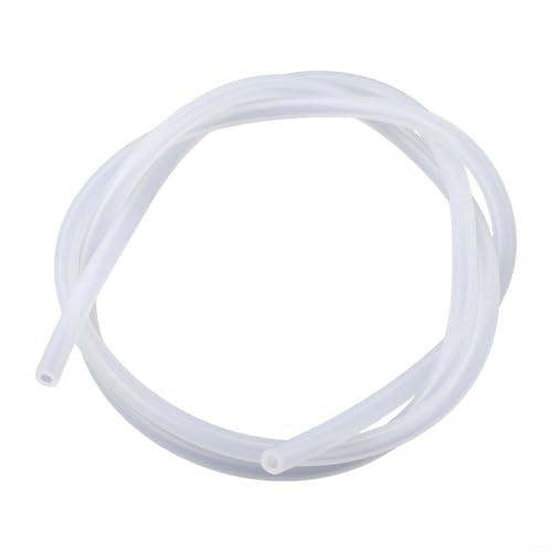 100Cm Transparent Silicone Milk Hose For Saeco, For Gaggia, Fully Automatic Coffee Machines, Heat Resistant Water Tube Replacement With 3Mm Inner Diameter And 6Mm Outer Diameter(1pcs)